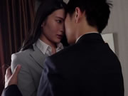 Slutty female boss having sex with male servant in hotel - Suzu Honjo