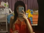 Chinese big tits girl selfie